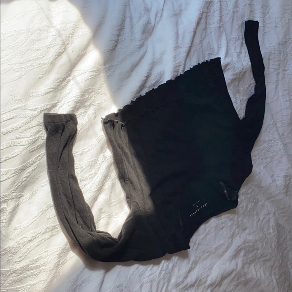 Black long sleeved shirt